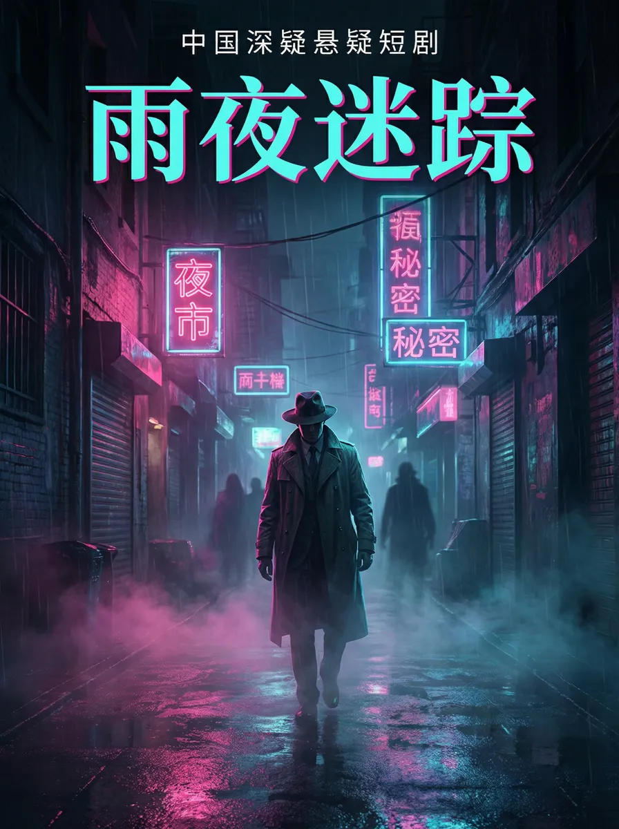 咖啡王子电视剧 悬疑追踪短剧 - 雨夜迷踪海报